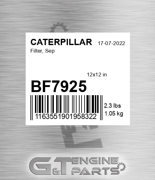 BF7925 CATERPILLAR Filter, Sep
