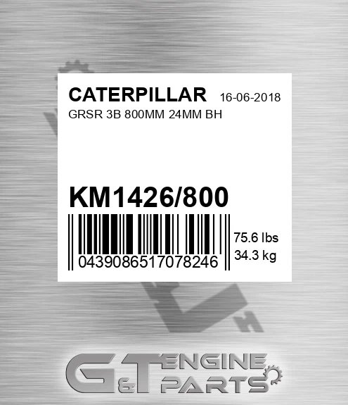 KM1426/800 Grsr 3b 800mm 24mm Bh