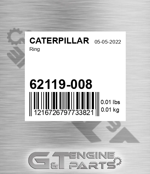 62119-008 Ring for CATERPILLAR