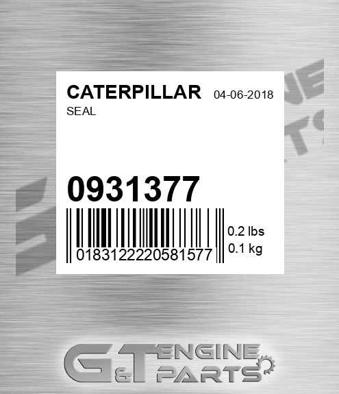 093-1377 Seal for CATERPILLAR