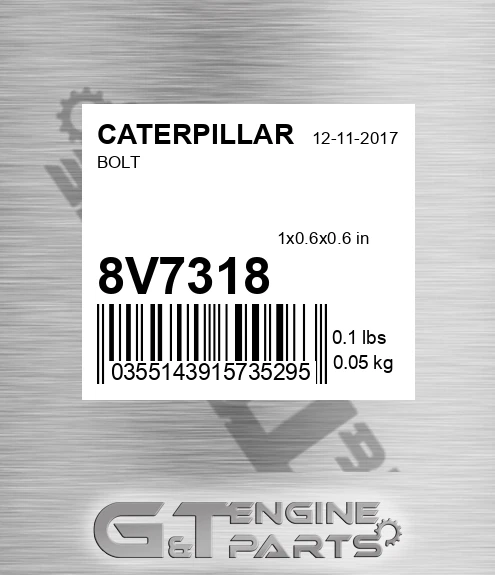 8V7318 Bolt