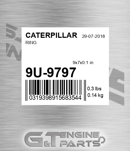 9U-9797 Ring for CATERPILLAR