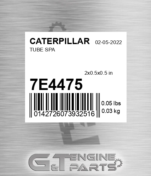 7E4475 Tube Spa