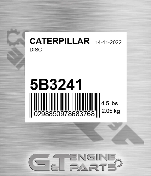 5B3241 Disc