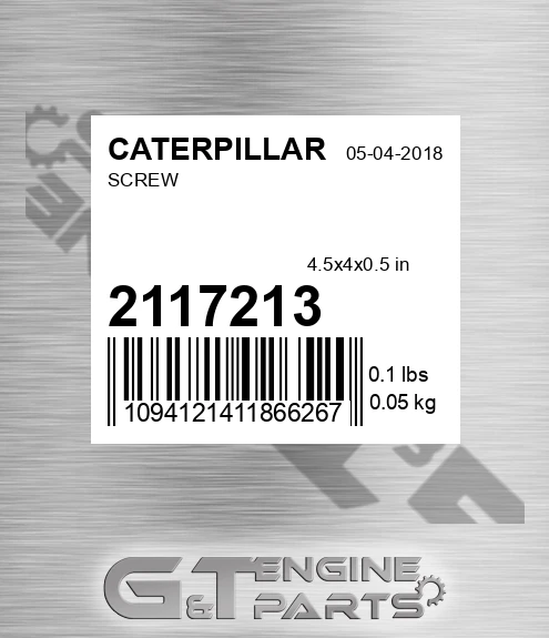 211-7213 Screw for CATERPILLAR