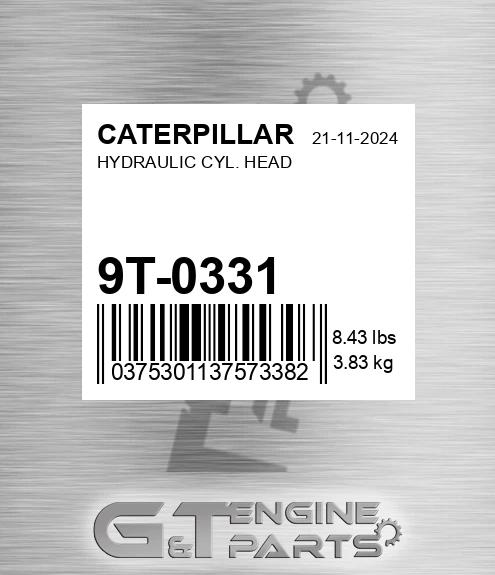 9T-0331 Hydraulic Cyl. Head for CATERPILLAR