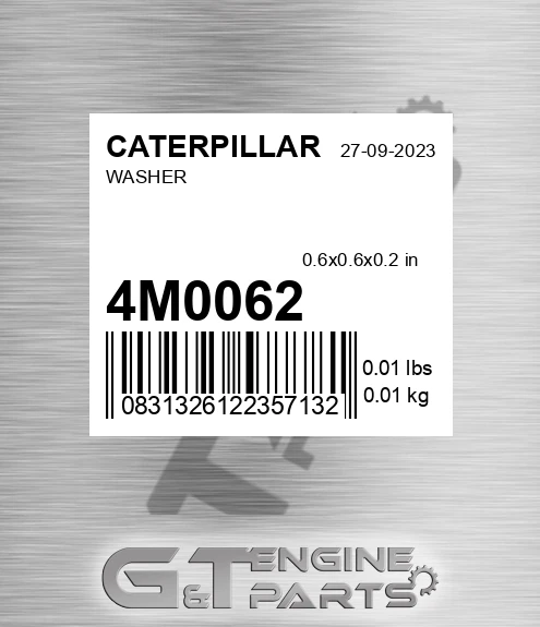 4M-0062 CATERPILLAR Washer