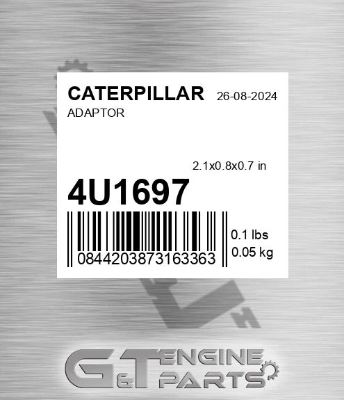 4U1697 Adaptor for CATERPILLAR
