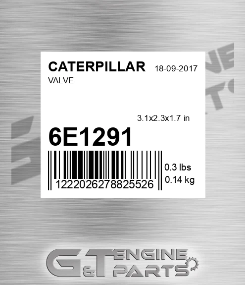 6E1291 Valve