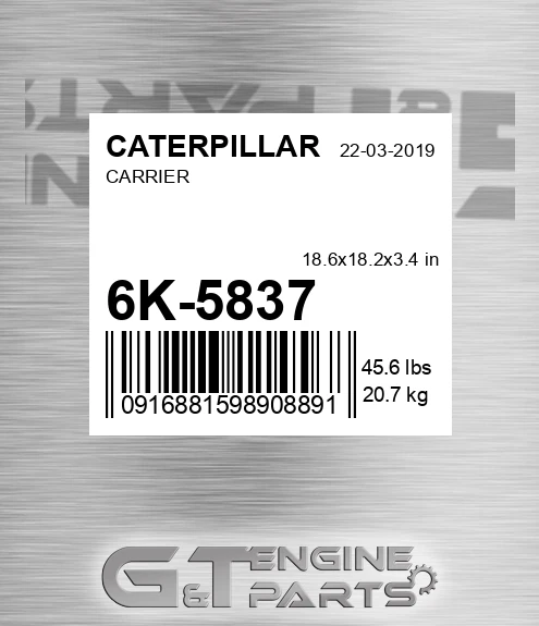 6K-5837 Carrier for CATERPILLAR