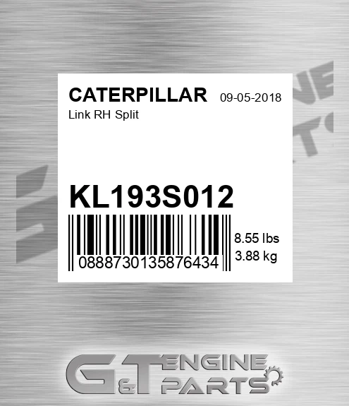 KL193S012 Link Rh Split for CATERPILLAR