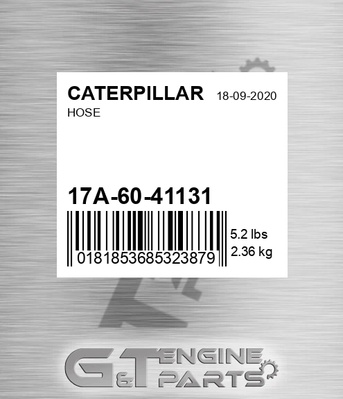 17A-60-41131 Hose for CATERPILLAR