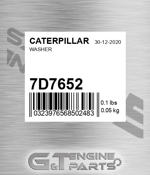 7D7652 Washer
