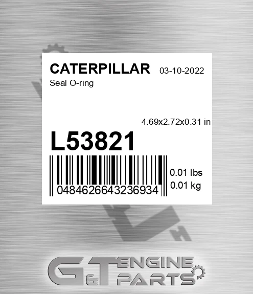 L53821 Seal O-ring