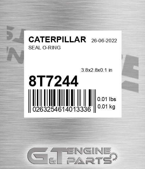 8T-7244 Seal O-ring for CATERPILLAR