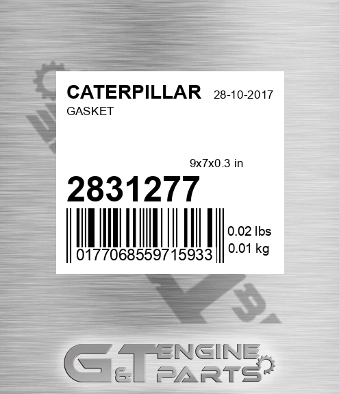 2831277 Gasket