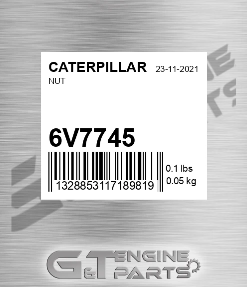 6V-7745 Nut for CATERPILLAR