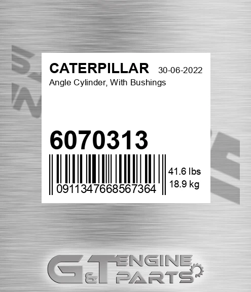 6070313 Angle Cylinder, With Bushings for CATERPILLAR