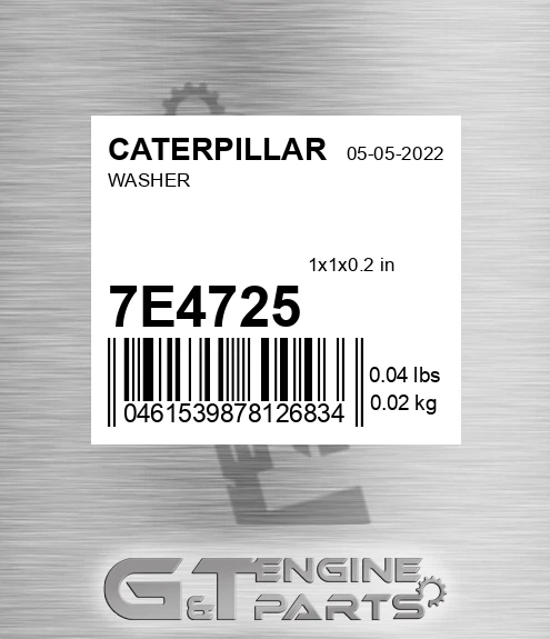 7E4725 Washer