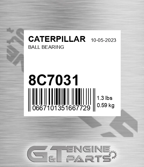 8C-7031 CATERPILLAR Ball Bearing