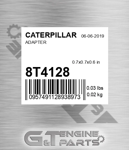 8T-4128 Adapter for CATERPILLAR
