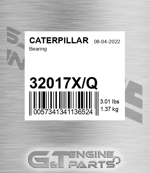 32017X/Q Bearing for CATERPILLAR