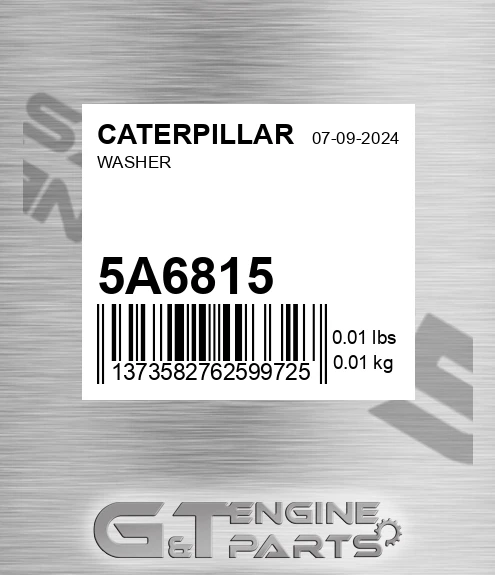 5A-6815 Washer for CATERPILLAR