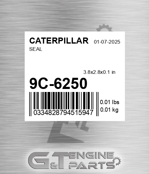9C6250 Seal