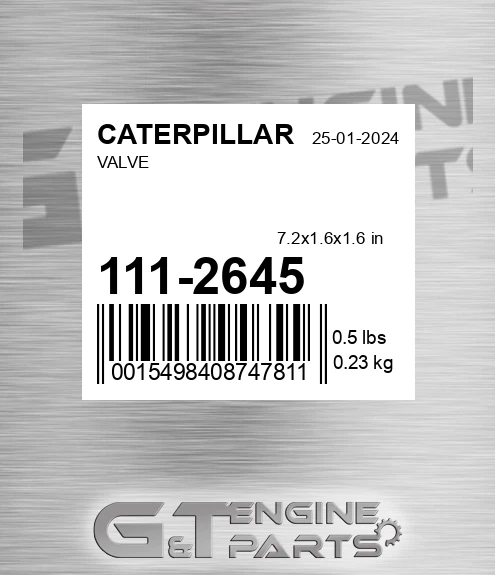 111-2645 Valve