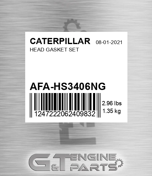 AFA-HS3406NG Head Gasket Set