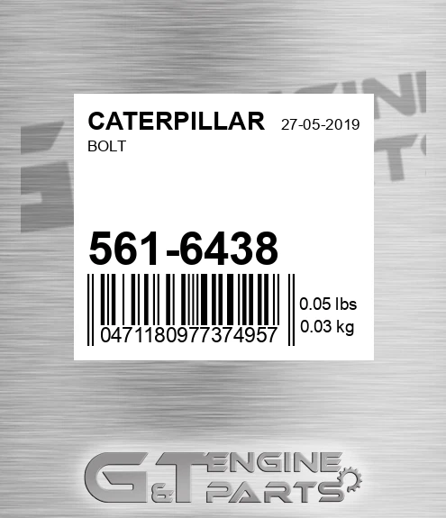 561-6438 Bolt