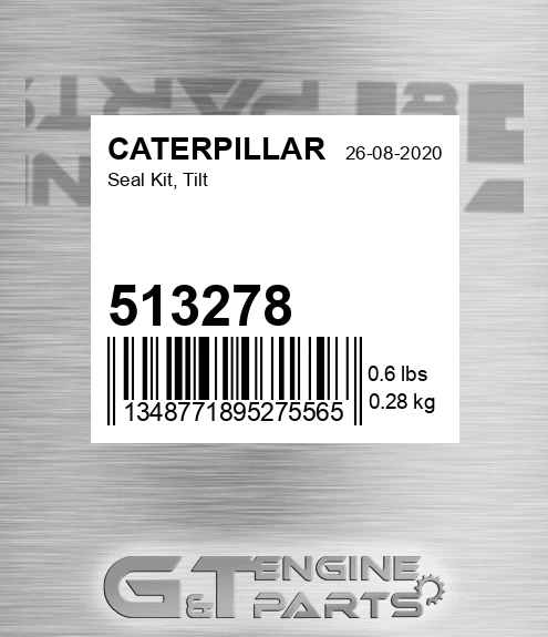 513278 Seal Kit, Tilt