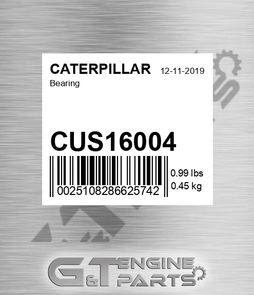 CUS16004 Bearing