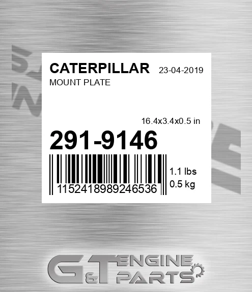 291-9146 Mount Plate for CATERPILLAR