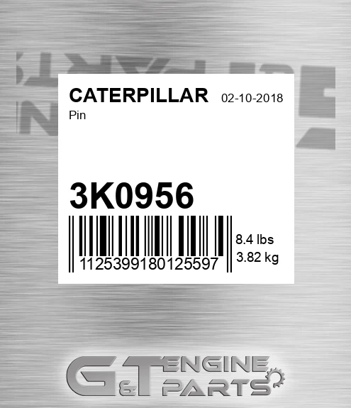 3K0956 Pin for CATERPILLAR
