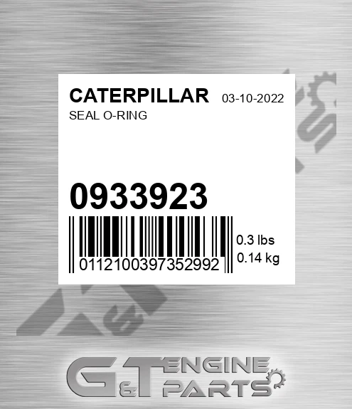 093-3923 Seal O-ring for CATERPILLAR
