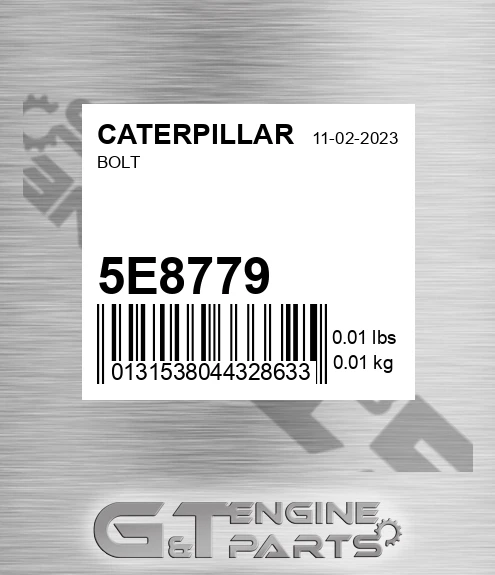 5E-8779 Bolt for CATERPILLAR