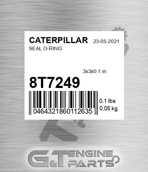 8T-7249 Seal O-ring for CATERPILLAR