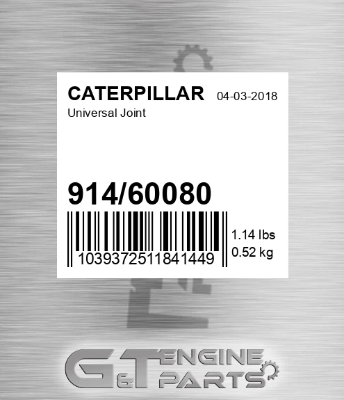 914/60080 Universal Joint