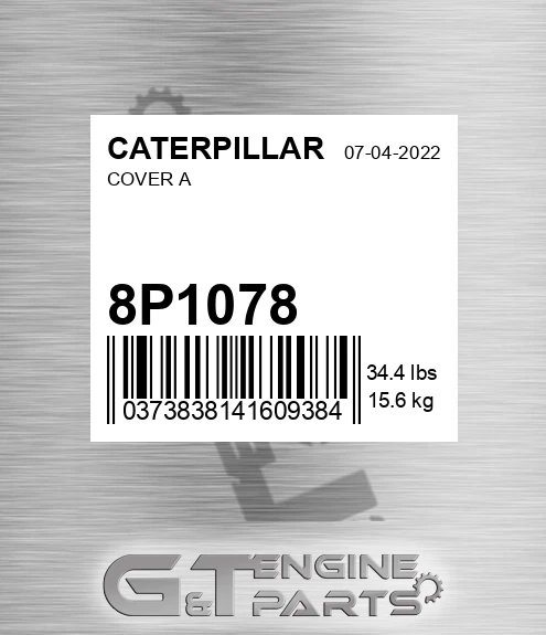 8P1078 CATERPILLAR Cover A