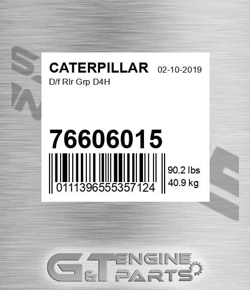 76606015 D/f Rlr Grp D4h for CATERPILLAR