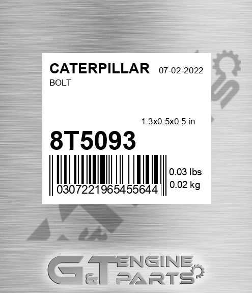8T5093 Bolt