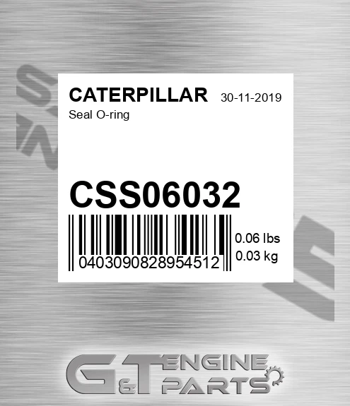 CSS06032 Seal O-ring