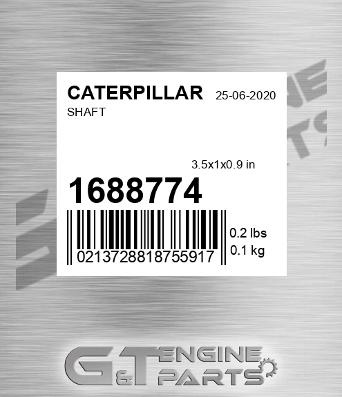 168-8774 Shaft for CATERPILLAR
