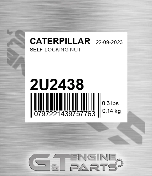 2U-2438 Self-locking Nut for CATERPILLAR