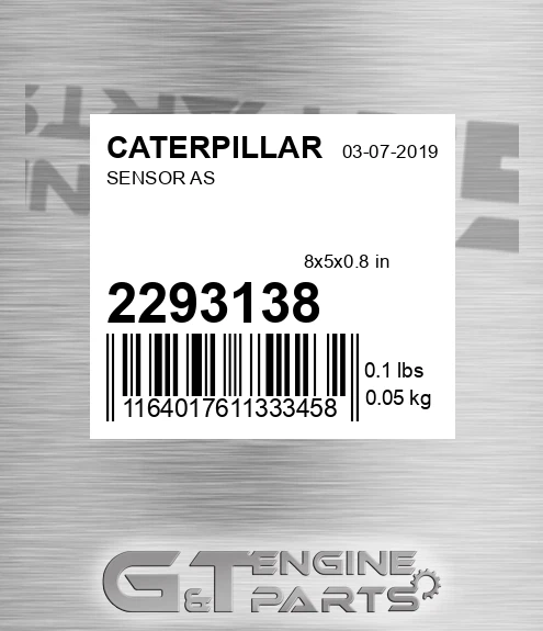 2293138 Sensor As for CATERPILLAR