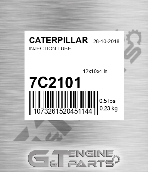 7C-2101 Injection Tube