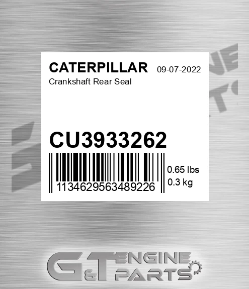 CU3933262 CATERPILLAR Crankshaft Rear Seal