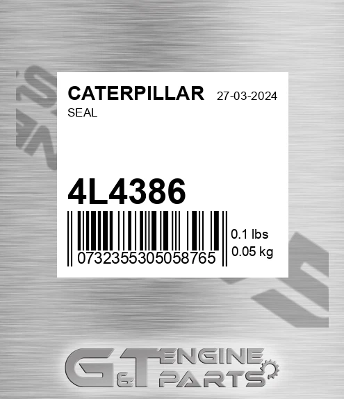 4L-4386 Seal for CATERPILLAR