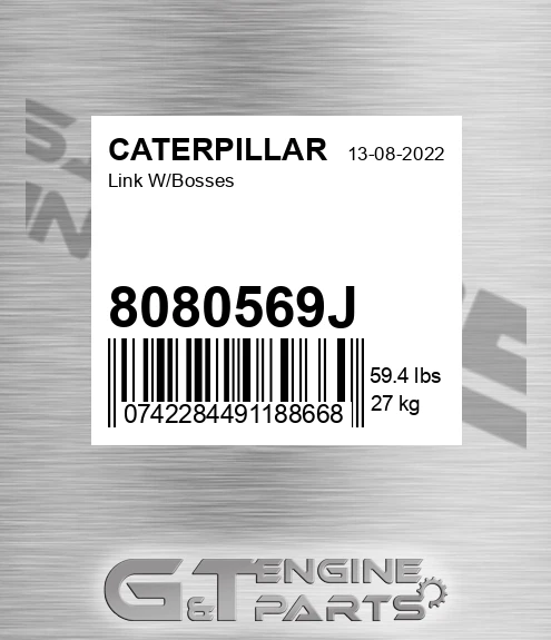 8080569J Link W/bosses for CATERPILLAR